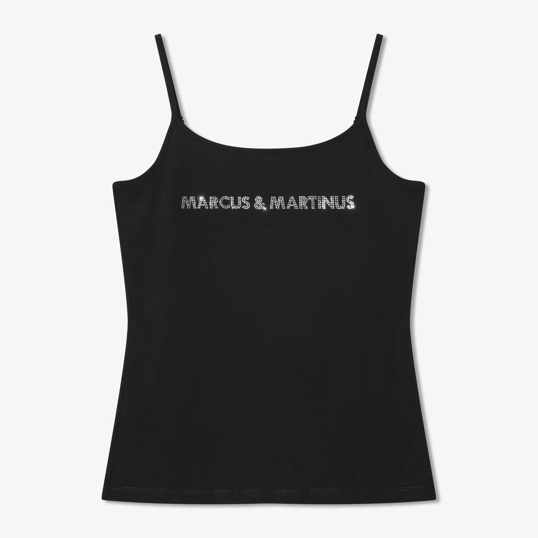 Rhinestone Strap Top - Limited Drop