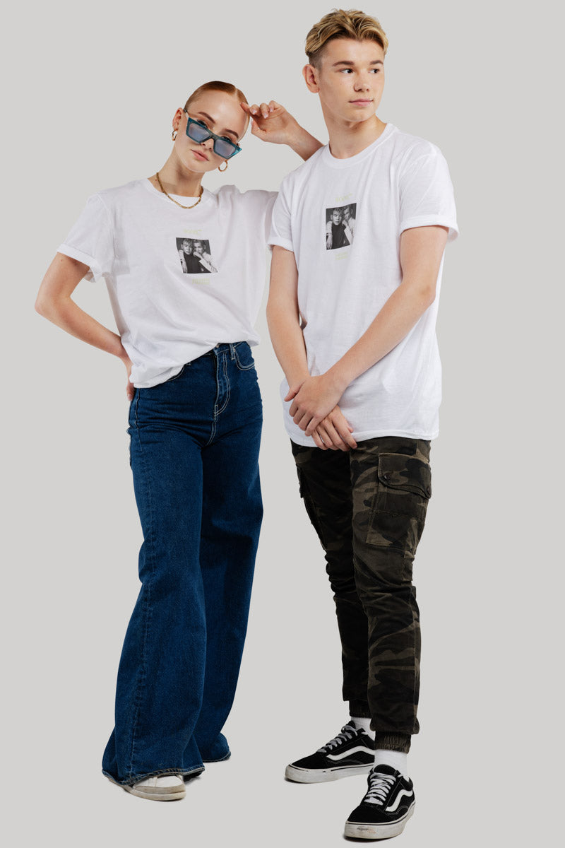 soon,** White T-Shirt 1