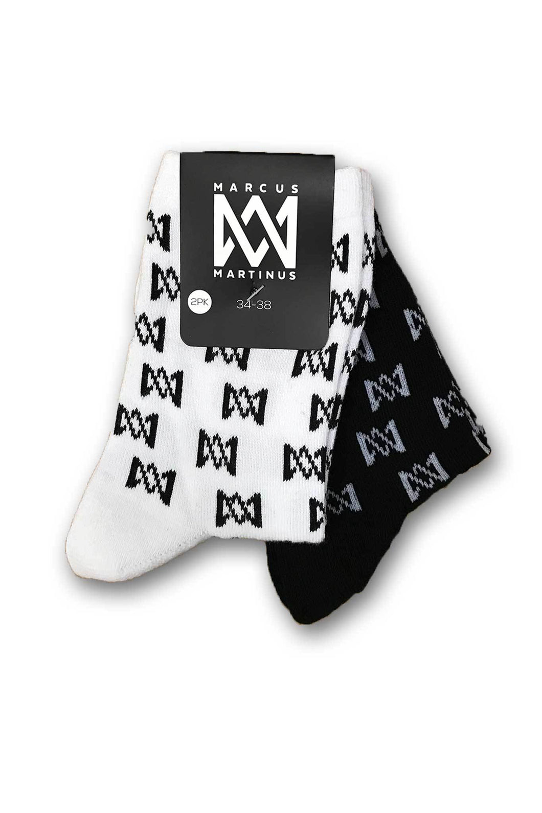 Socs - Logo Socks 2-PK - Black & White